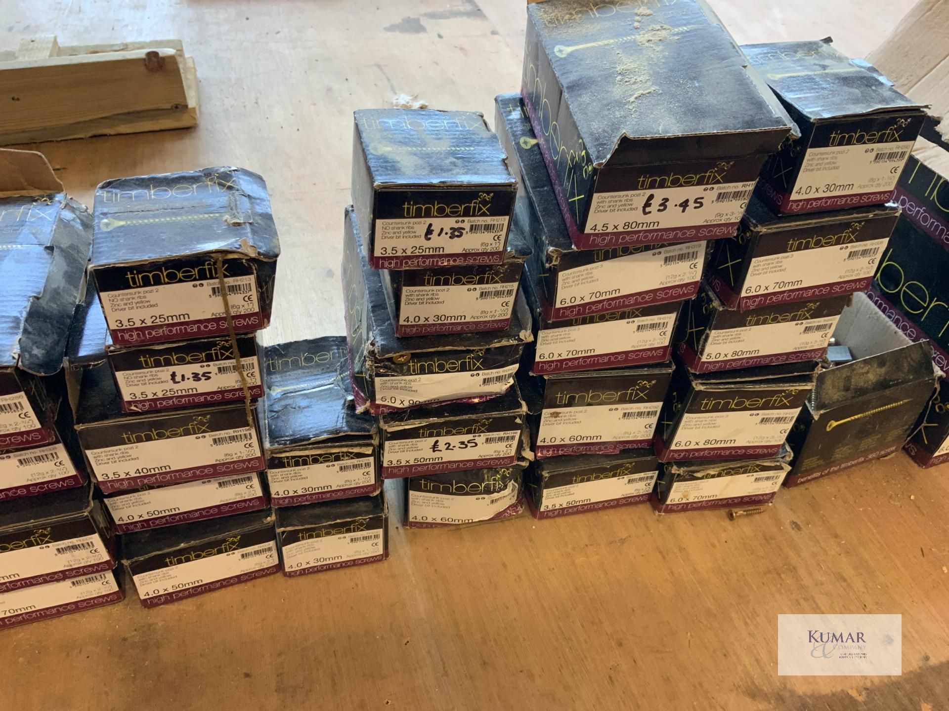 Approx 69 Half Boxes of Timberfix Performance Screws - Image 3 of 6