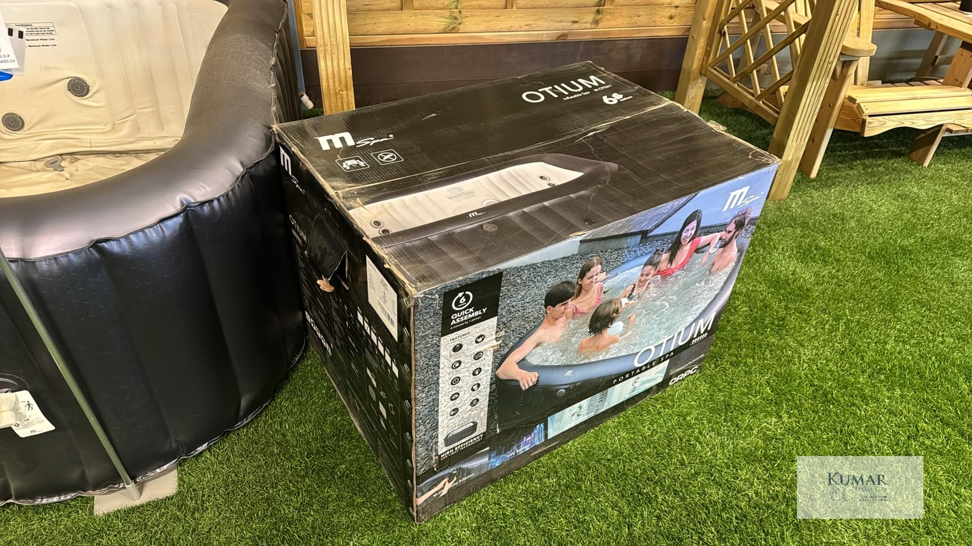 M Spa Otium Muse Series M- OT061 6 Bather Inflatable Spa Display Model Never Been Used with Box - Image 5 of 16