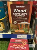 5: 5Ltr Barrattine Wood Protective Treatment Clear (RRP £30.30 each)