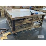 Timber Work Bench 2.1M X 2.1M .Contents Not Included