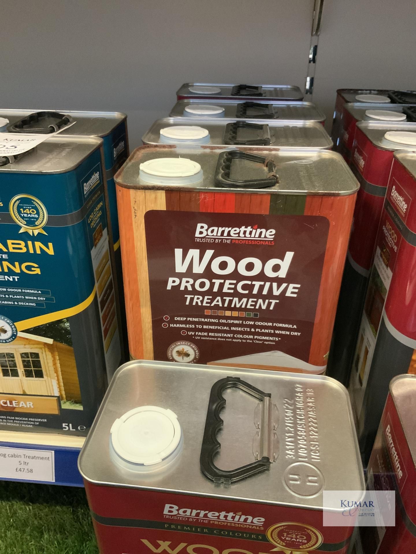 5: 5Ltr Barrattine Wood Protective Treatment Clear (RRP £30.30 each) - Image 2 of 2