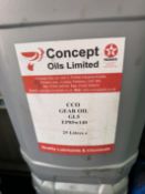 25 Litre Unopened - Concept Oils Ltd - CCO Gear Oil GL5 EP85w140