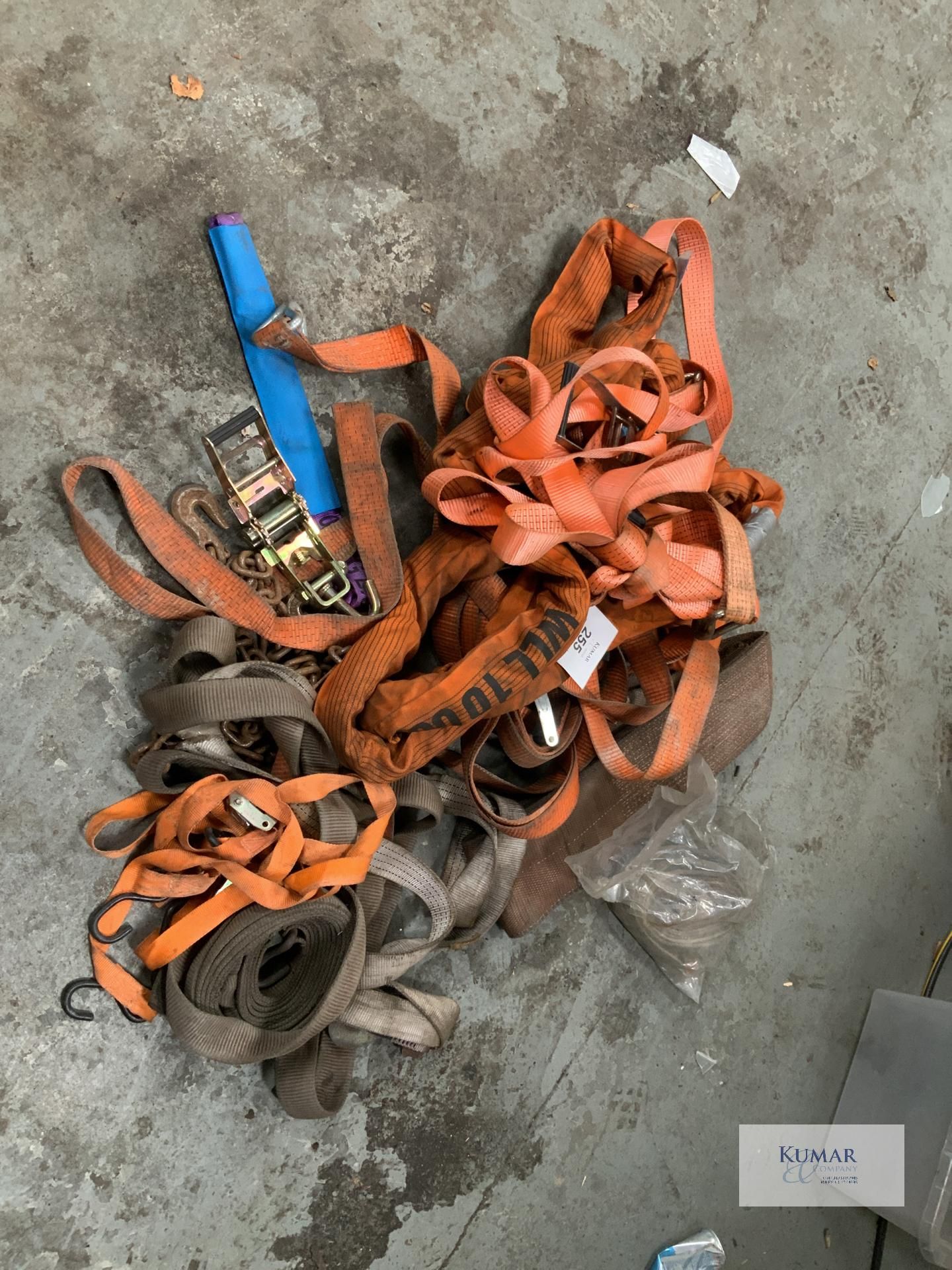 Large Quantity Ratchet Straps & Slings As Shown - Image 2 of 3