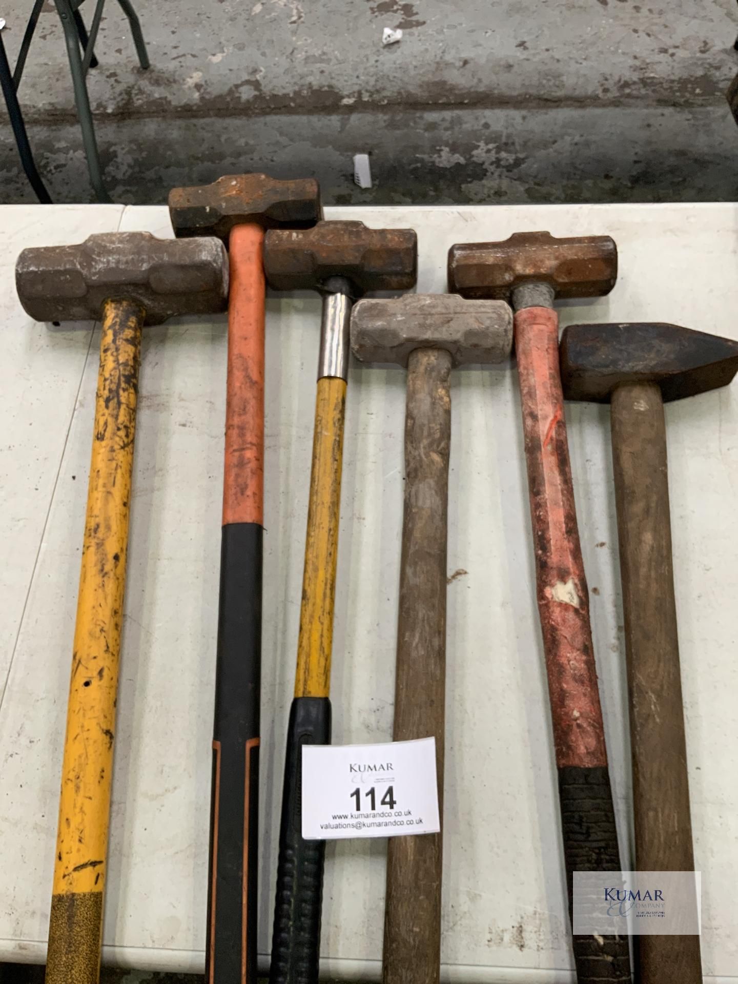 6: Large Sledge Hammers - Image 3 of 4
