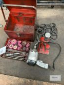 Wolf High Speed Grinding Gun with Tools, Attachments & Grinding Wheels As Shown