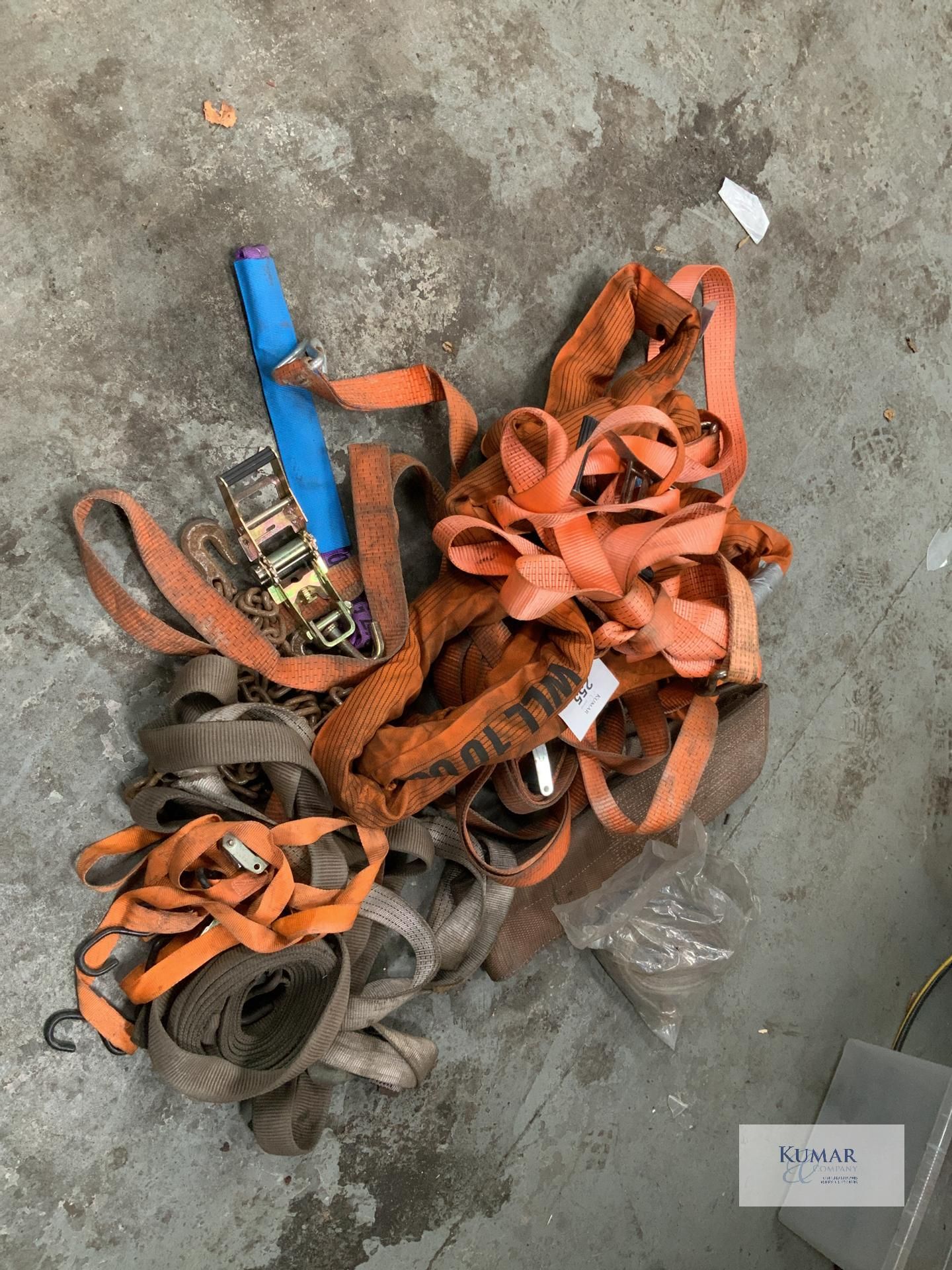 Large Quantity Ratchet Straps & Slings As Shown - Image 3 of 3