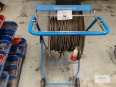 Kimberley Clarke Floor-standing Trolley - Fabricated into 3 Phase Reel Stand