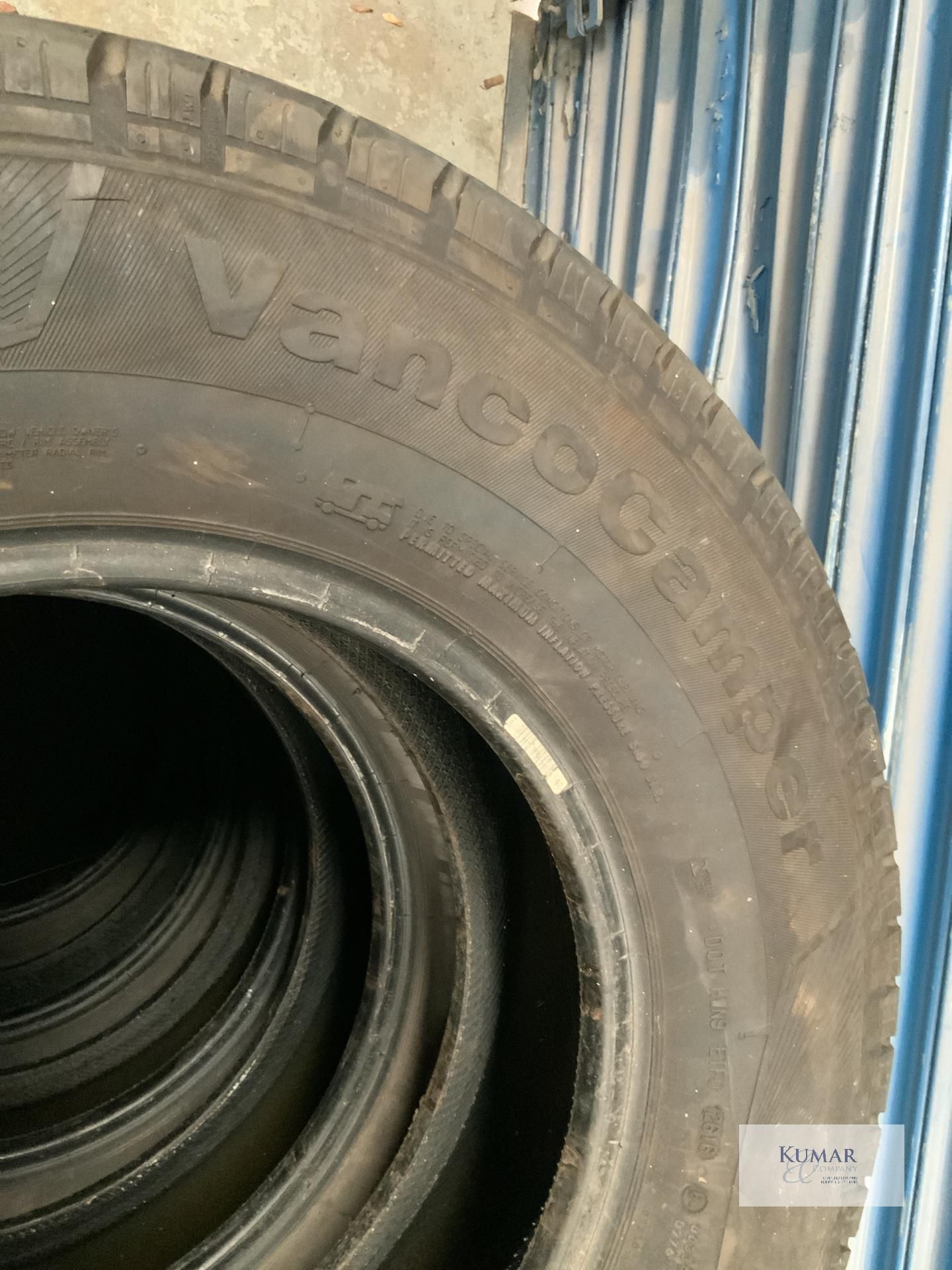 5: 225/ 75R16 Continental Vanco camper tyres DOT 2016 - Image 4 of 5