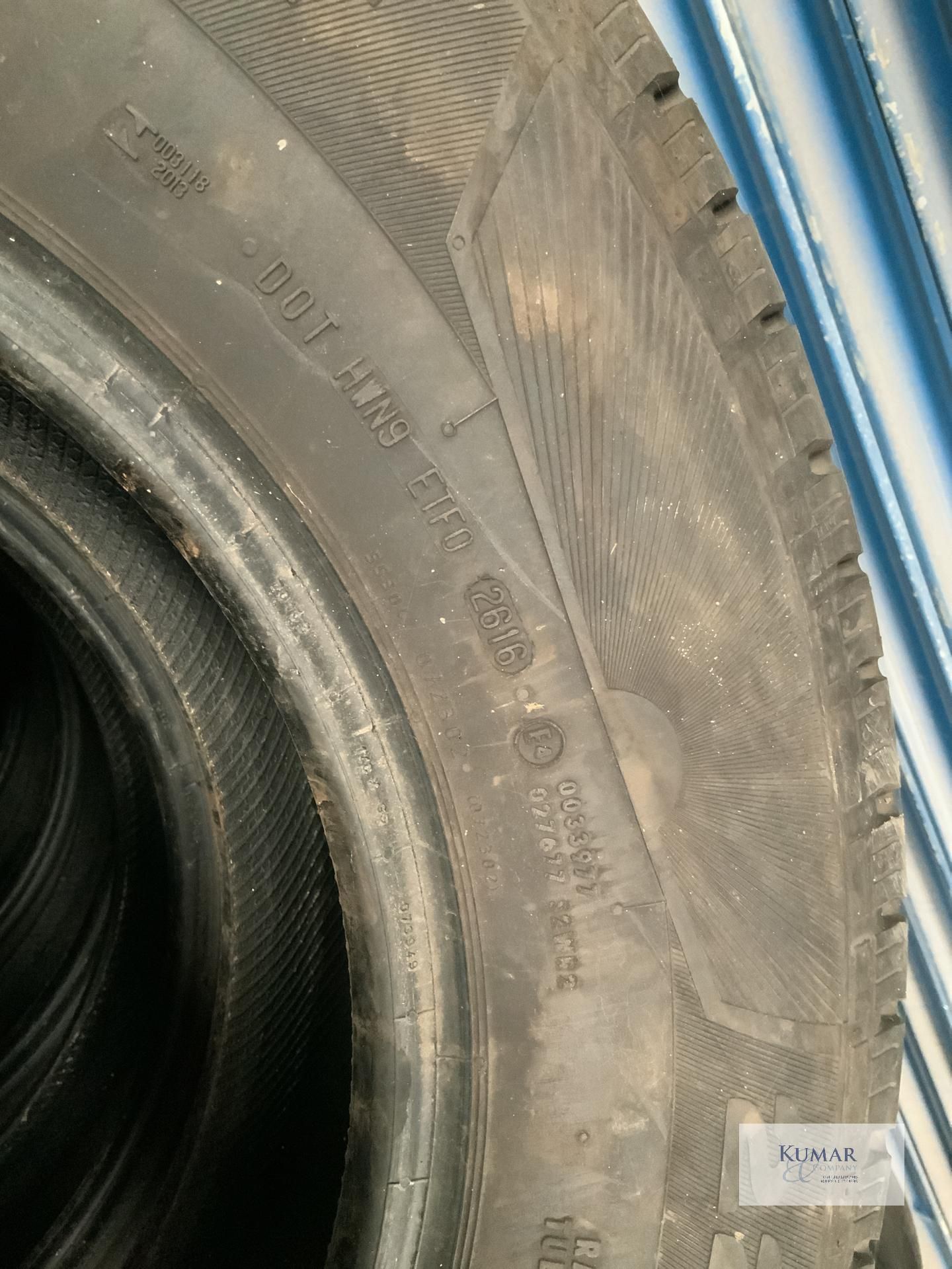 5: 225/ 75R16 Continental Vanco camper tyres DOT 2016 - Image 5 of 5
