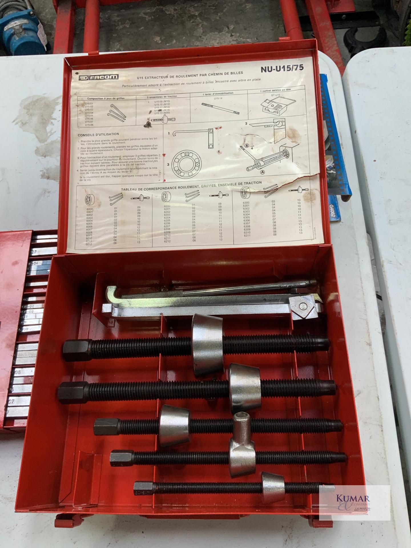 Facom NU-u15/75 Bearing Puller /Extractor Set - Image 4 of 4