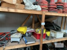 Contents of Shelving to Include Large Quantity of Hand Tools, Road Cones, Spares, Components, Parts,