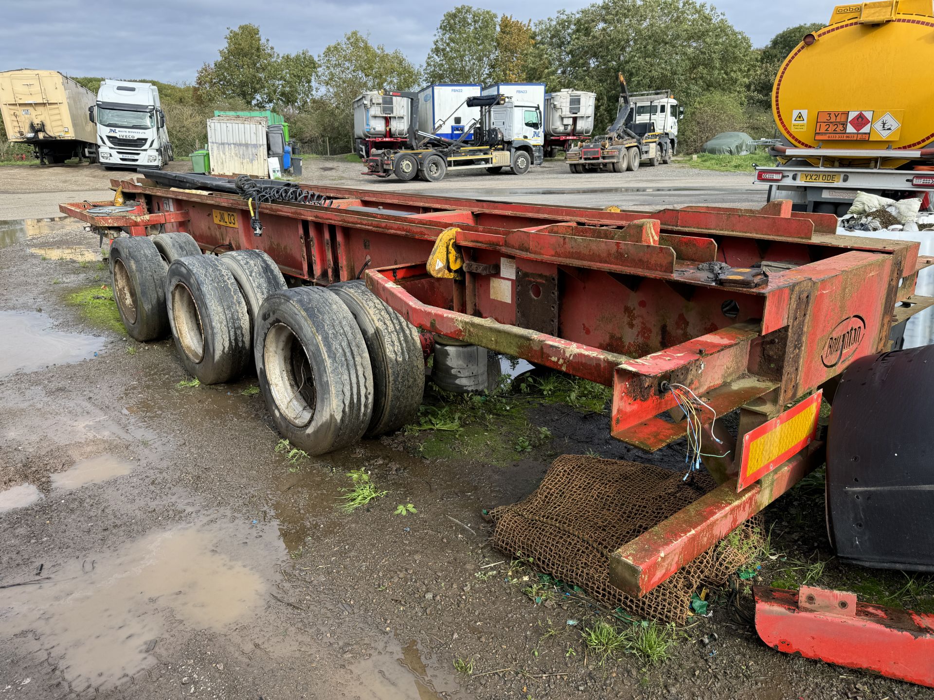 JNL 03 - The Boughton Tri - Axle Trailer, Sold for Spares - Image 3 of 12