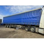 2007- Cartwright Model CST 39A, Type Meritor Tri Axle Air Suspension 13.6m Curtainsider Trailer