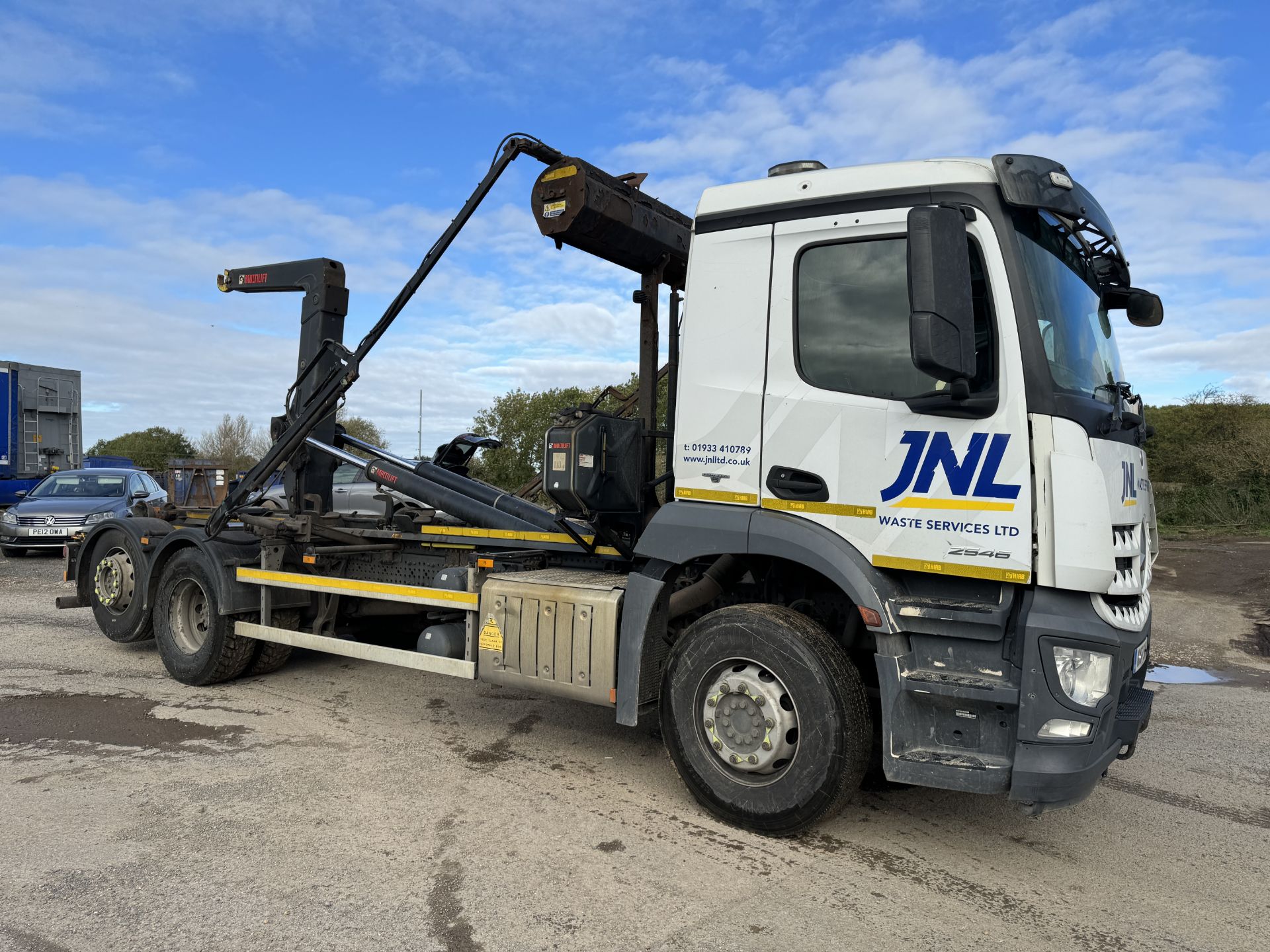 2017 - Mercedes 2546 Euro 6, 6 x 2 Draw Bar Skip Loader - Image 2 of 67