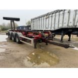 2015 - Muldoon Transport Systems Tri Axle Drawbar Skip Trailer,