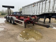 2015 - Muldoon Transport Systems Tri Axle Drawbar Skip Trailer,