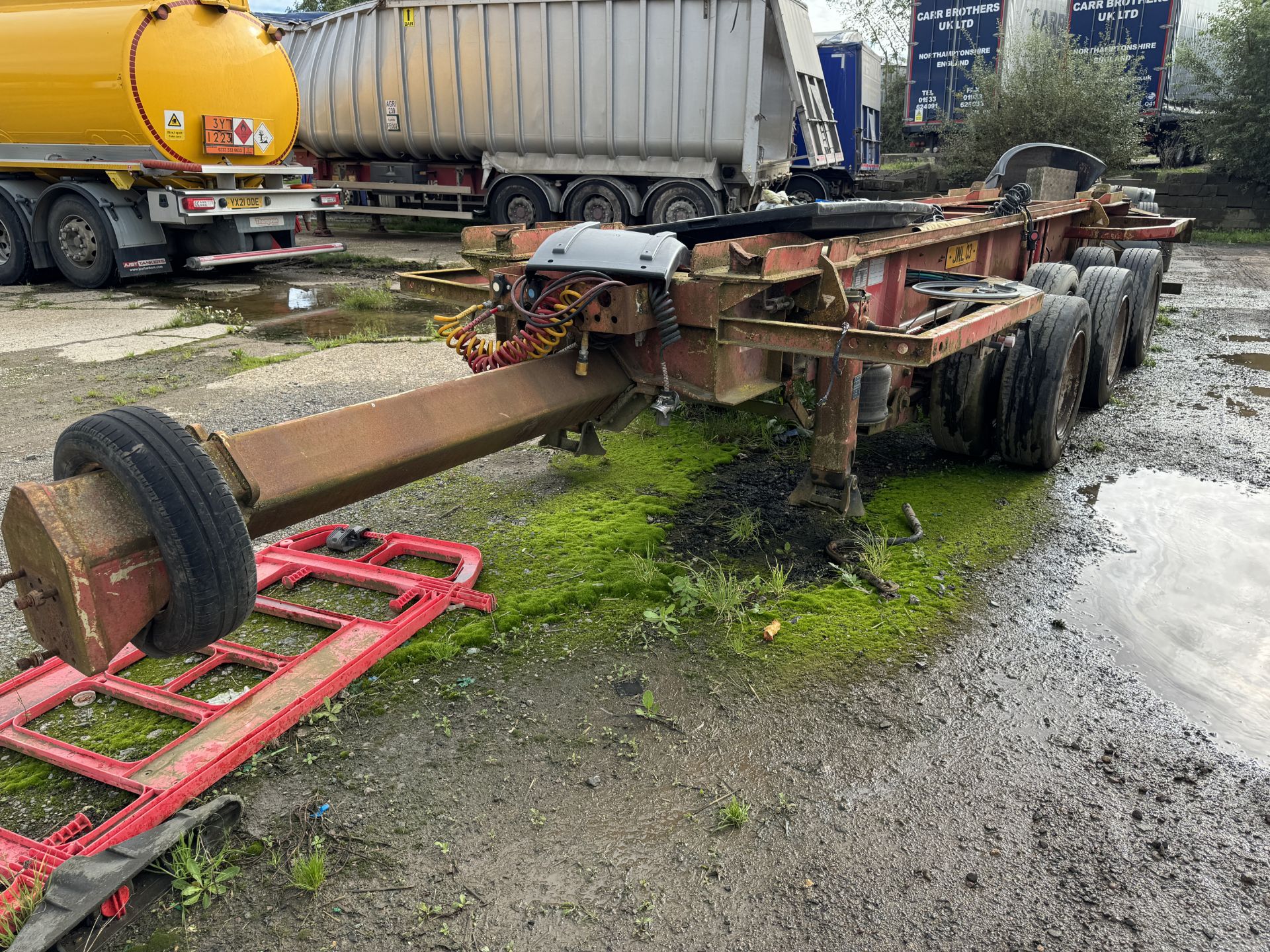 JNL 03 - The Boughton Tri - Axle Trailer, Sold for Spares - Image 2 of 12