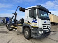 2017 - Mercedes 2546 Euro 6, 6 x 2 Draw Bar Skip Loader