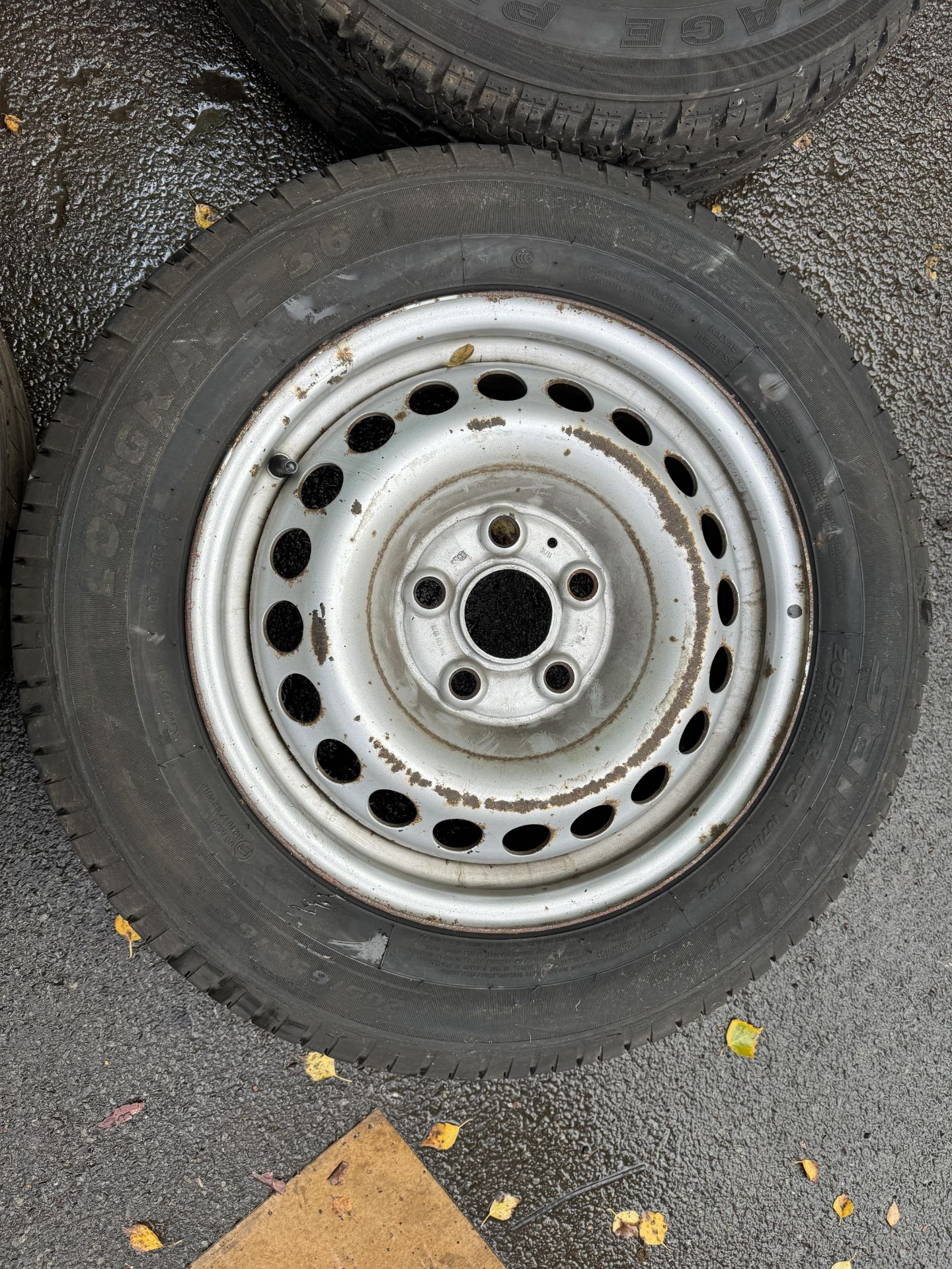 Set of 4 VW Transporter Steel Wheels & Part Worn Tyres - Image 6 of 35