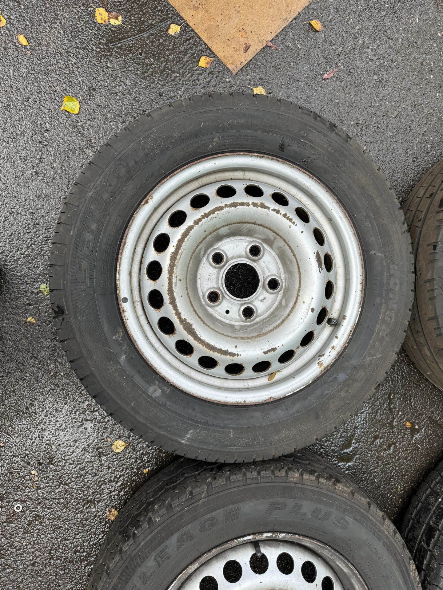 Set of 4 VW Transporter Steel Wheels & Part Worn Tyres - Image 2 of 35