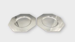 Paar elegante Platzteller