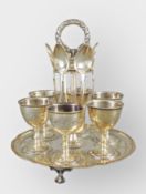 Elegantes Eierbecher-Ensemble