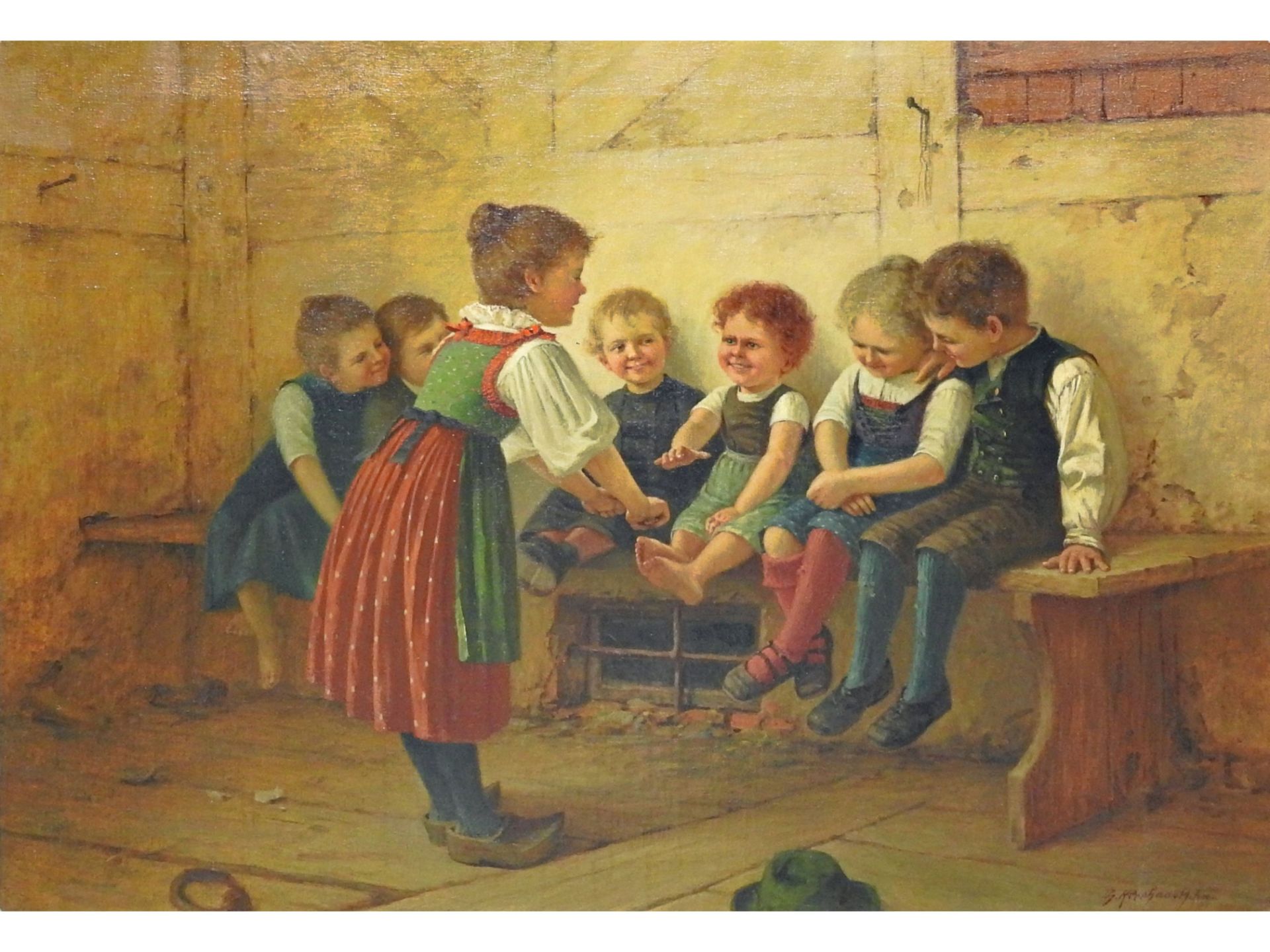 Theodor Kleehaas (1854 Germersheim - 1929 München), Kinderspiele