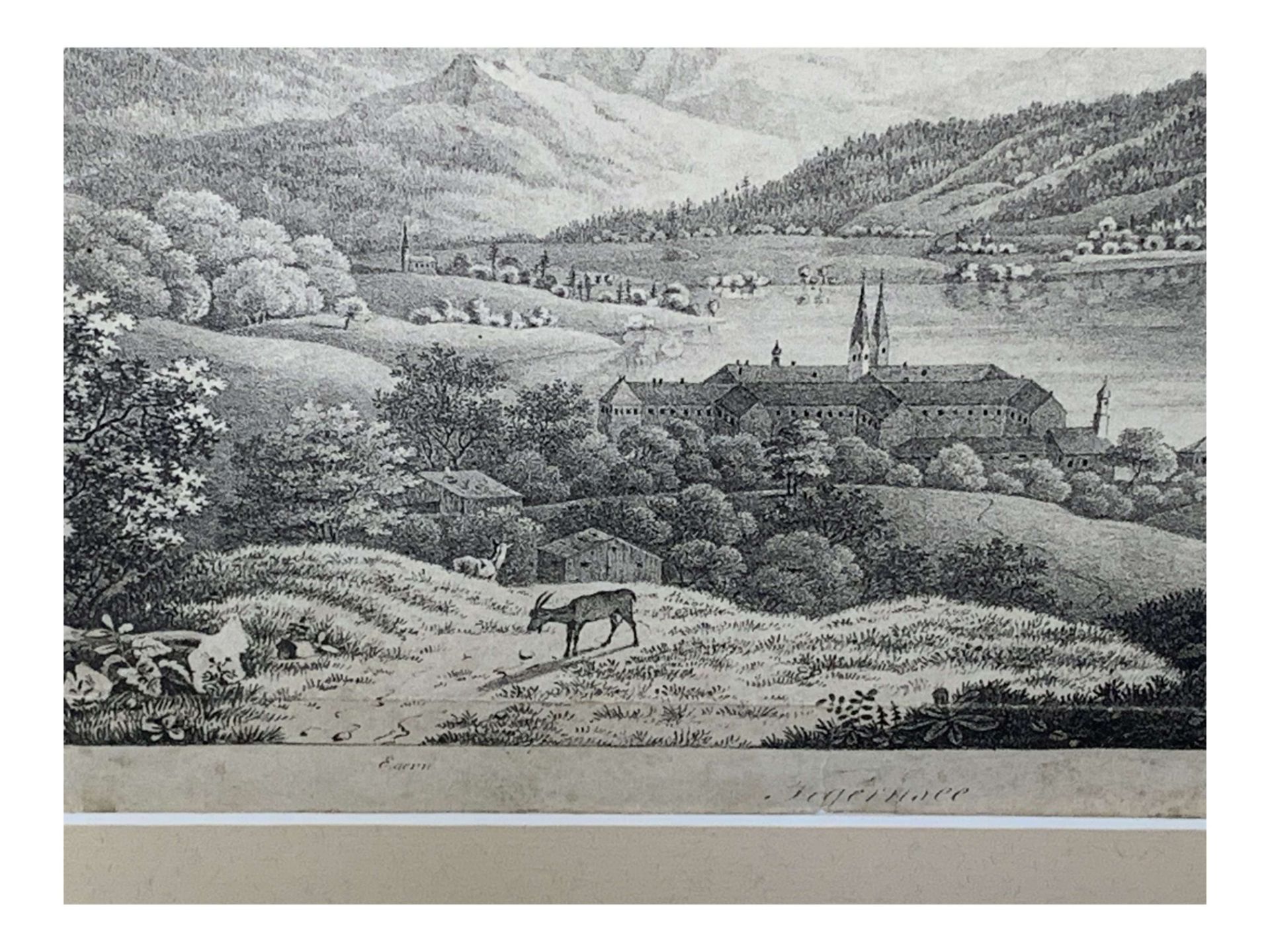 Blick auf Kloster Tegernsee - Image 2 of 6