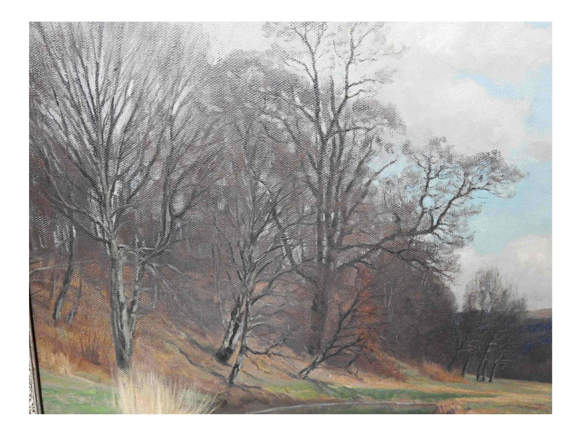 Wohl Adalbert Wex (1867 München – 1932 ebd.), Bachlauf in herbstlicher Landschaft - Bild 3 aus 7