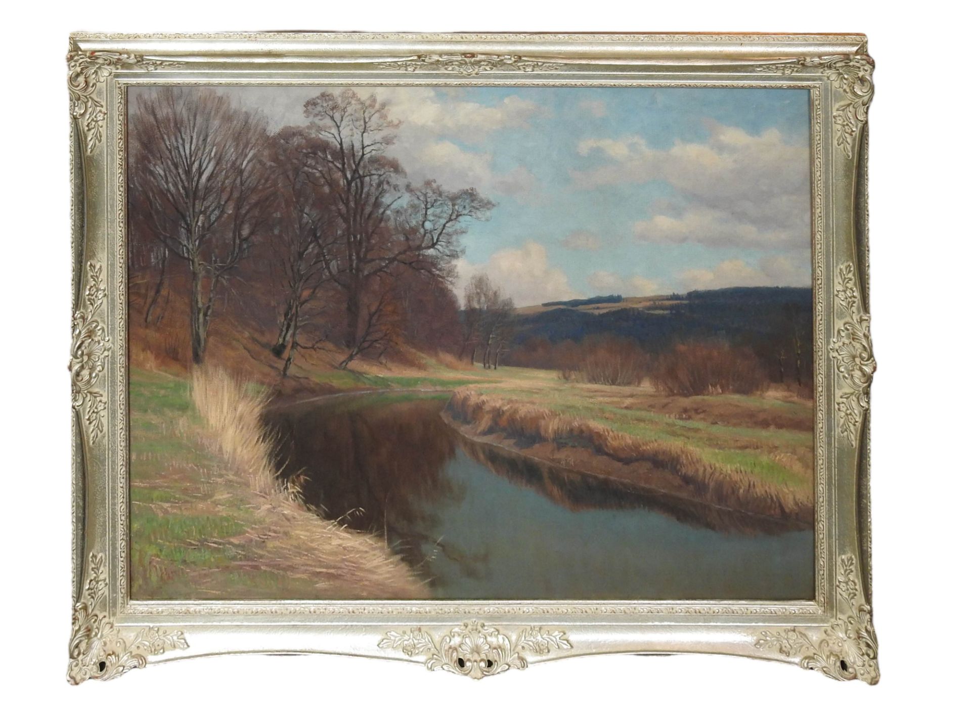 Wohl Adalbert Wex (1867 München – 1932 ebd.), Bachlauf in herbstlicher Landschaft - Bild 2 aus 7