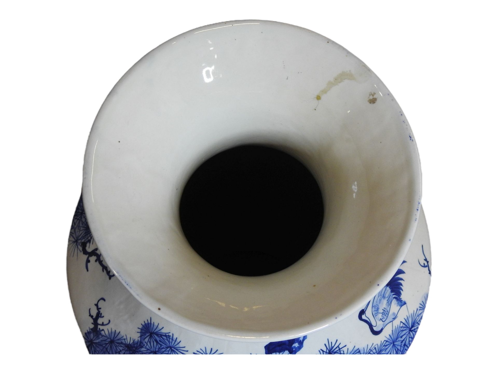 Chinesische Vase mit Kiefer und Kranichen - Bild 3 aus 4