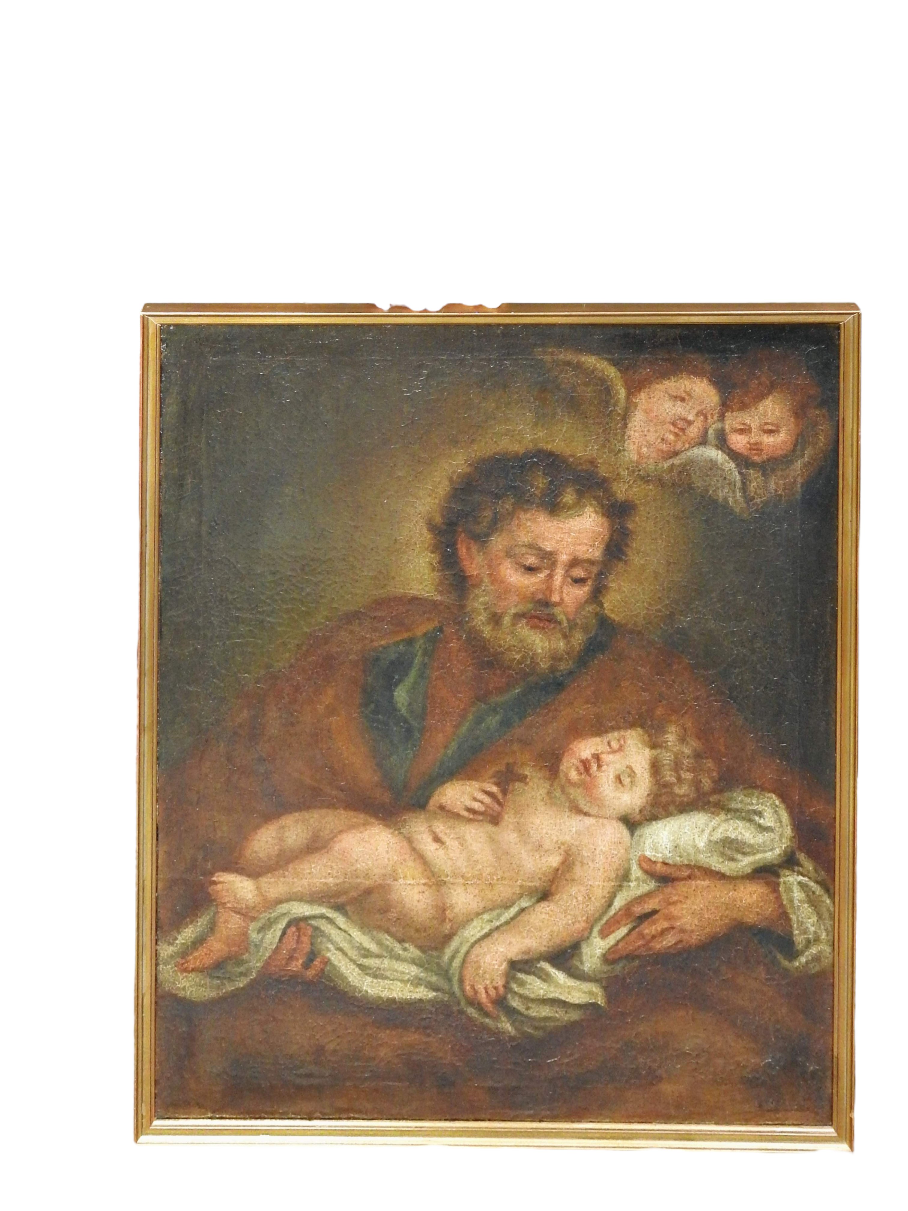 Heiliger Josef mit dem Jesuskind - Image 6 of 10