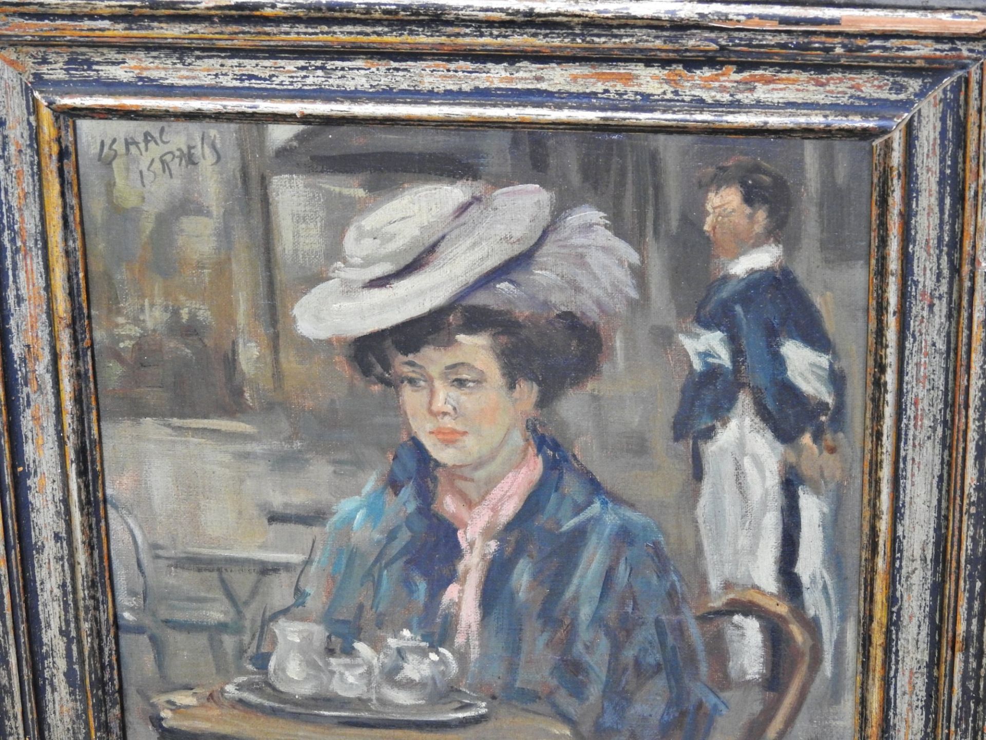 Isaac Lazarus Israëls (1865 Amsterdam - 1934 Den Haag), Edle Dame im Café  - Bild 2 aus 7