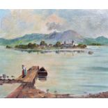 Heinrich Betzold (Nürnberg 1891 – Oberammergau 1955), Fraueninsel im Chiemsee