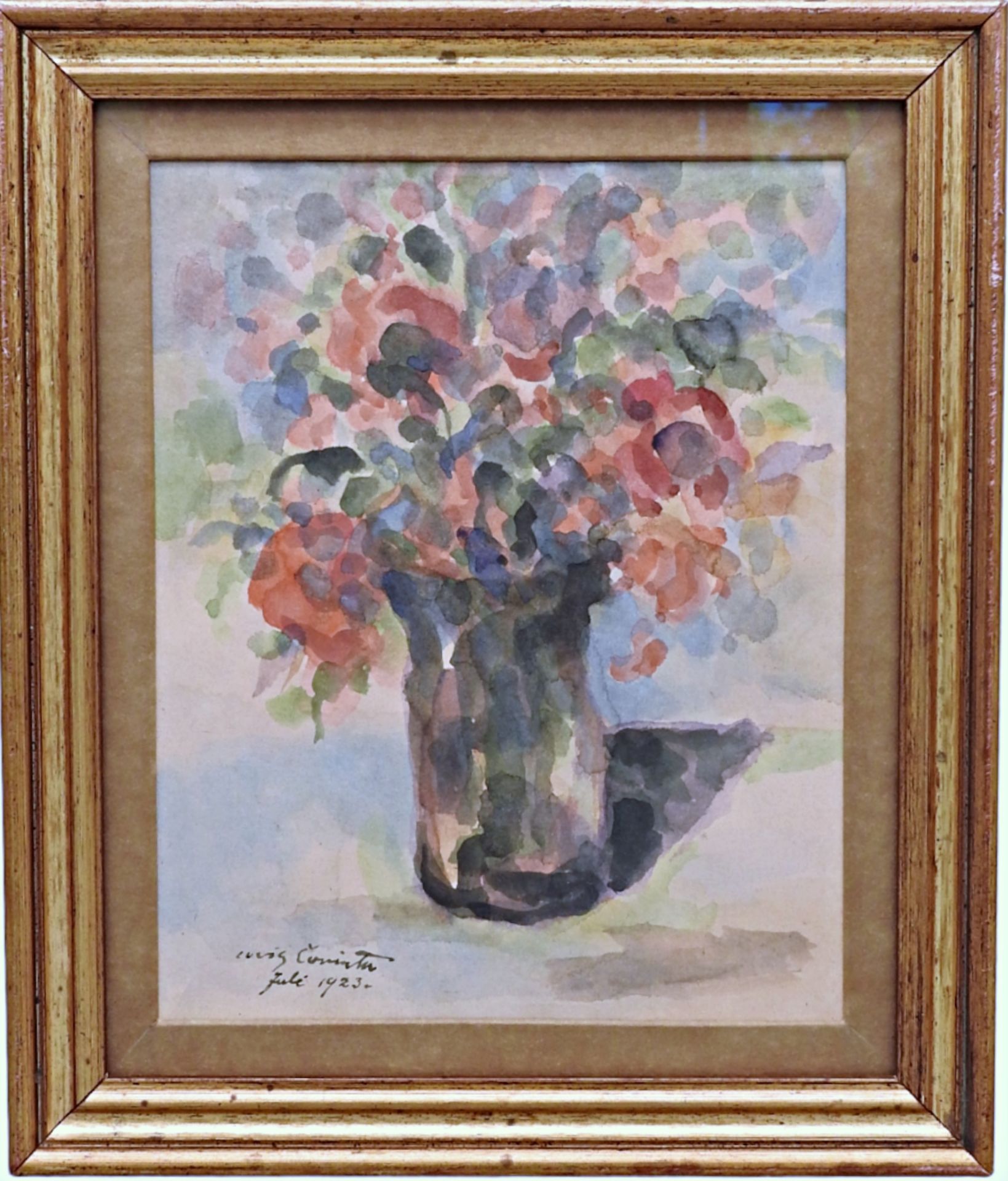 Lovis Corinth (1858 Tapiau – 1925 Zandvoort), Blumenstillleben mit Vase - Image 2 of 6