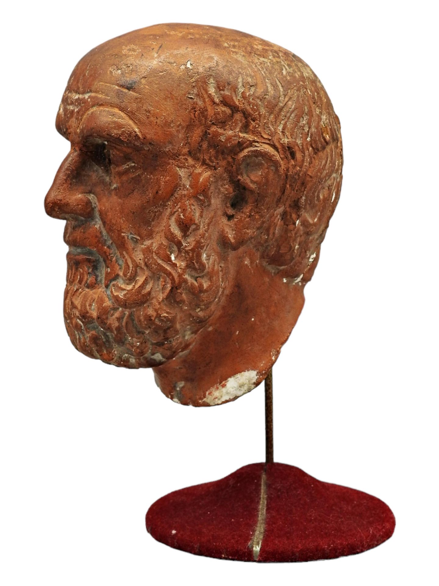 Keramikbüste eines römischen Kopfes - Image 3 of 7