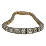 Hochwertiges 1920iger Armband mit Diamantbesatz