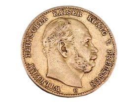 Eine 10 RM Münze von 1873
