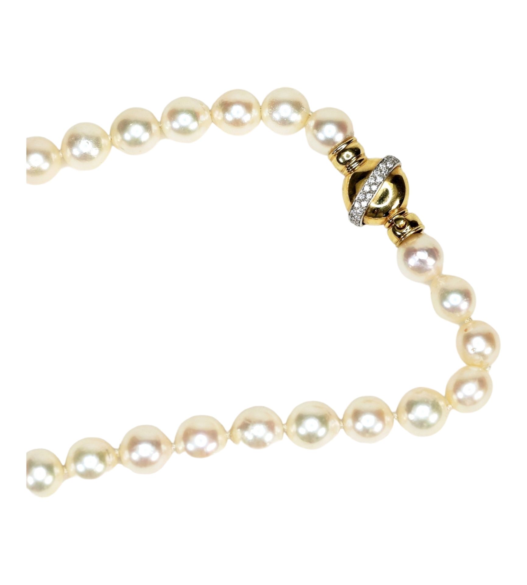 Hochwertige Perlenkette - Bild 4 aus 4