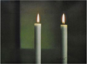 Gerhard Richter (geb. Dresden, 1932), Zwei Kerzen