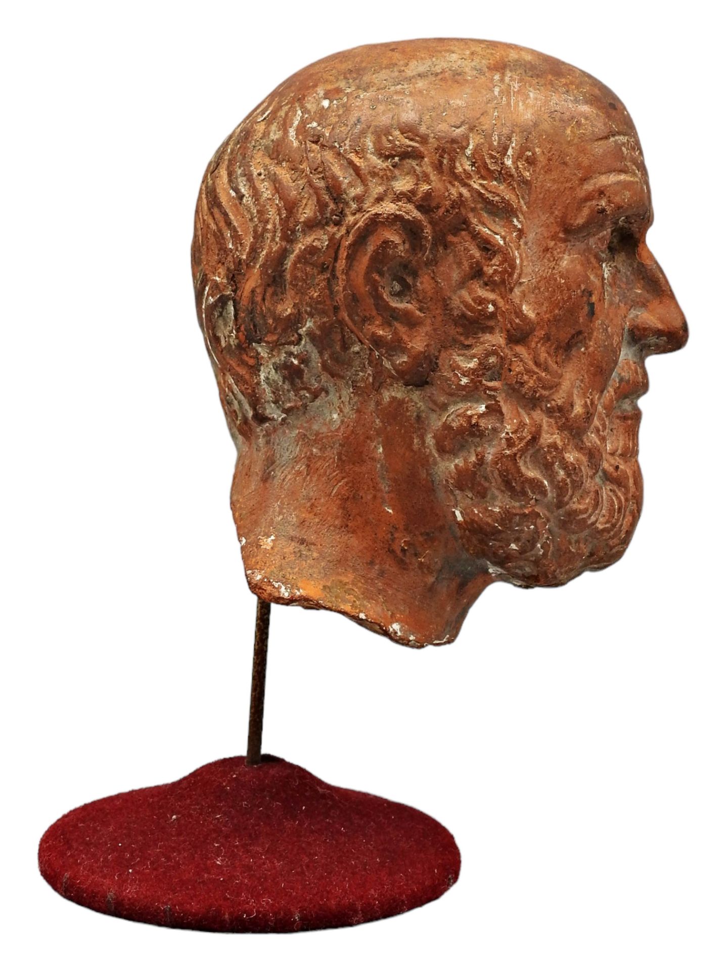Keramikbüste eines römischen Kopfes - Image 5 of 7