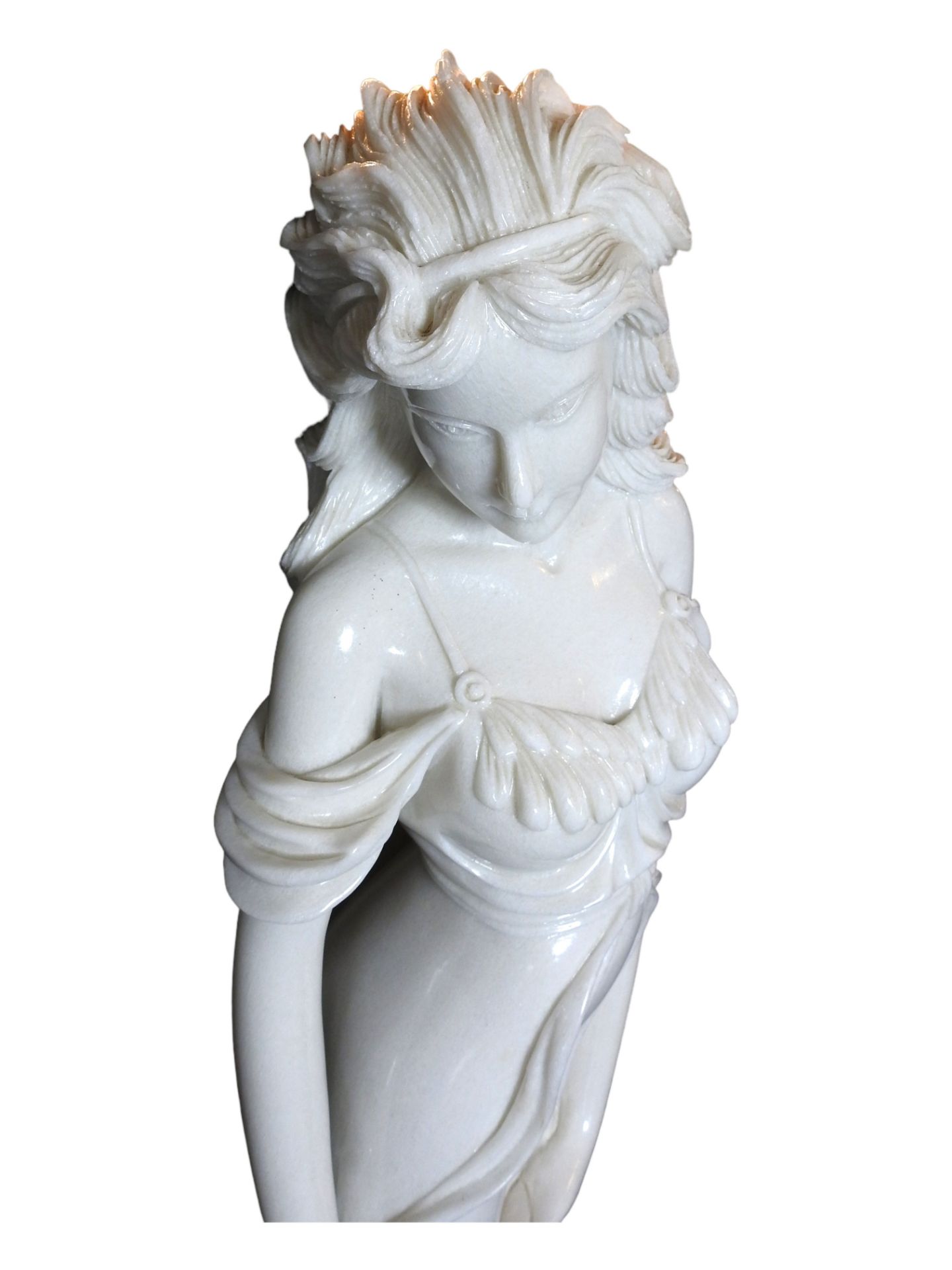 Marmorfigur Mutter mit Kind - Image 9 of 14