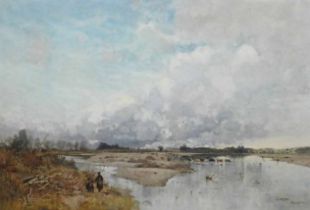 Karl Heffner (Würzburg 1849 – Berlin 1925), Flusslandschaft