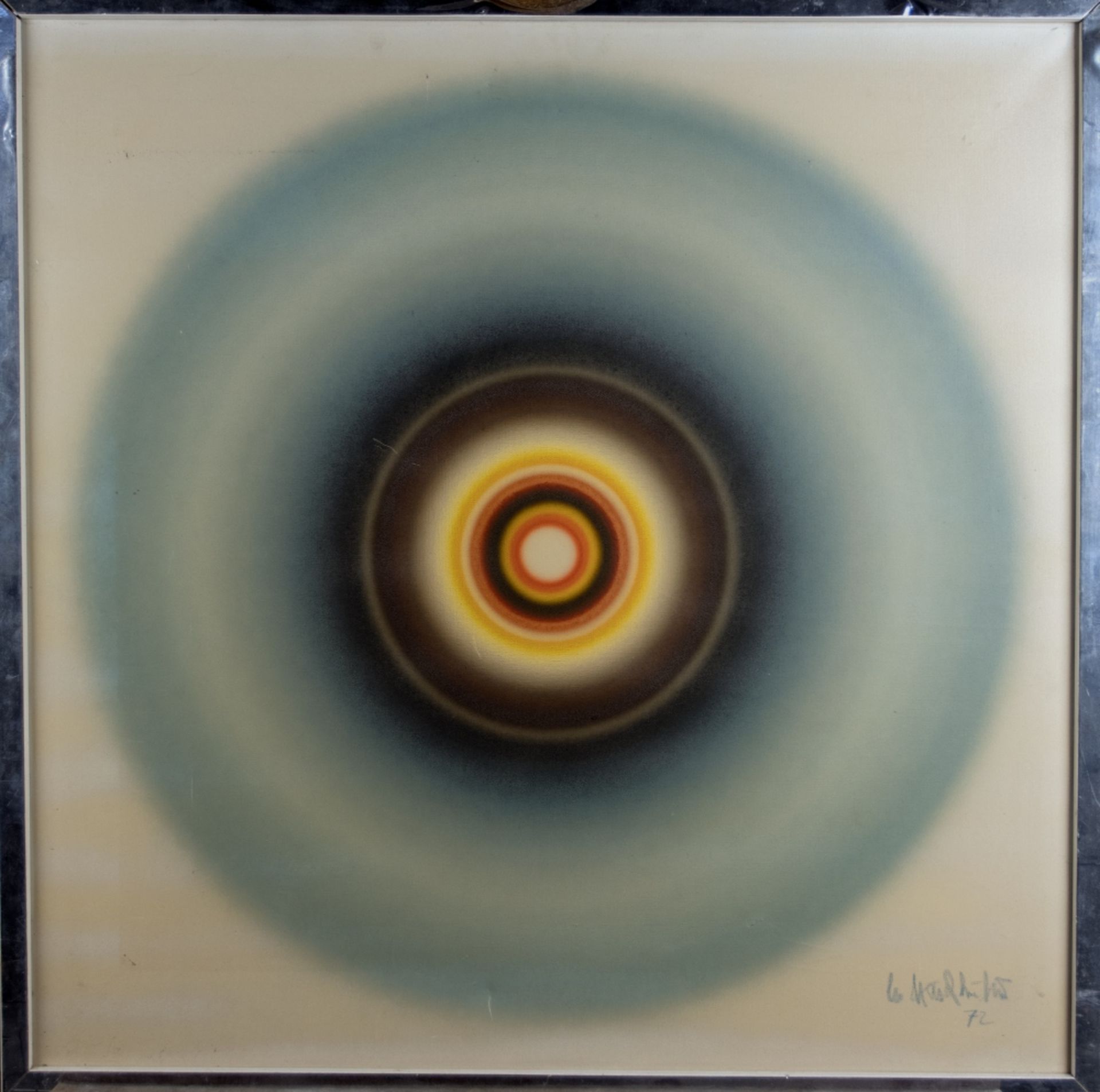 Maler der 70er Jahre:  Kreisförmige Komposition - Image 2 of 2