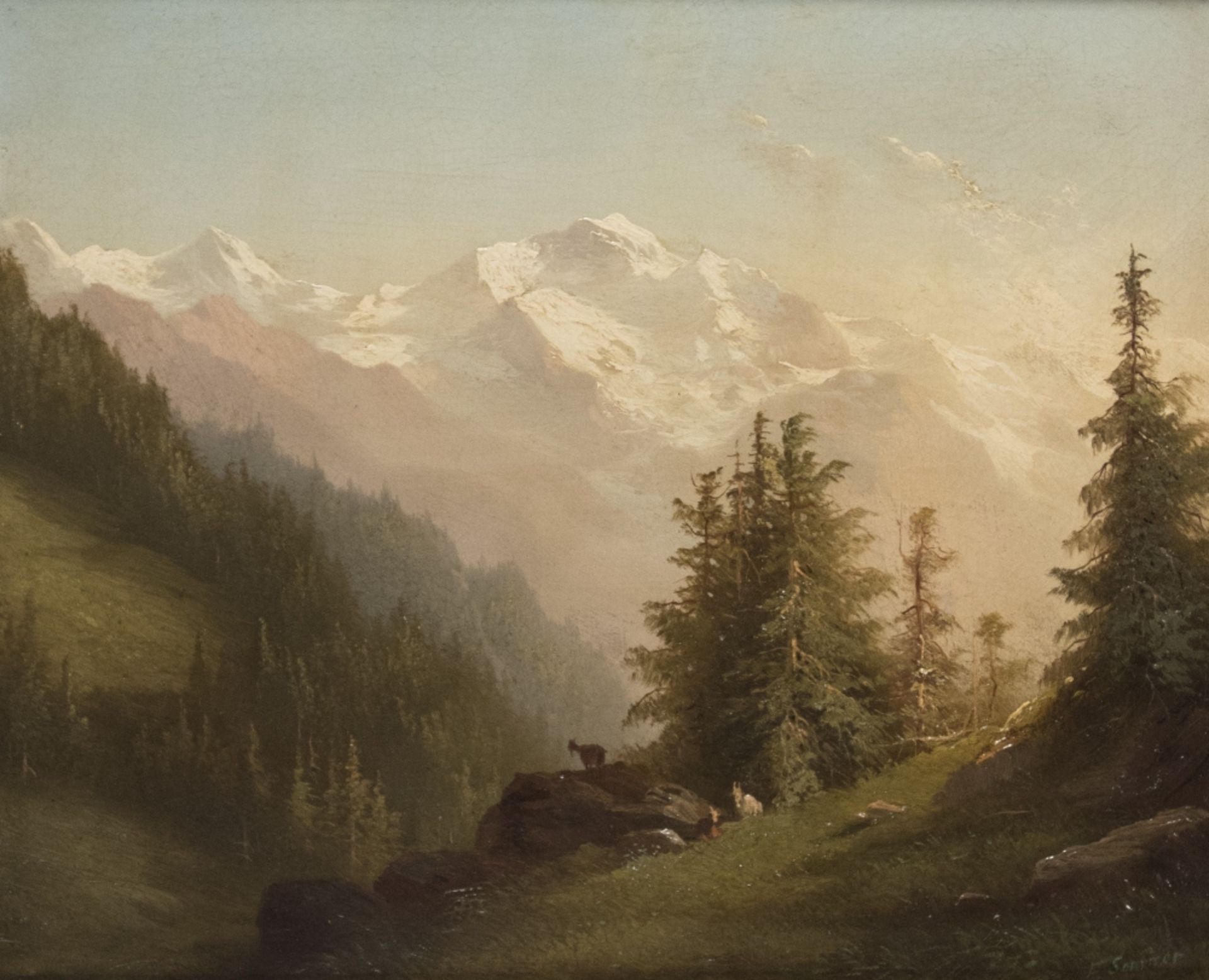 Sommer, Ferdinand: In den Schweizer Alpen