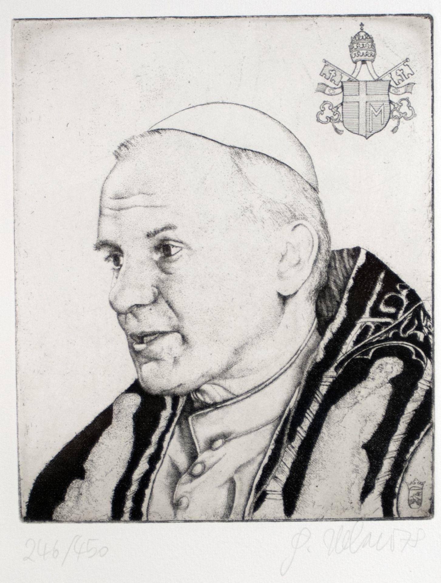 Helnwein, Gottfried: Papst Johannes Paul II (Karol Józef Wojtyla)