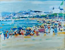 Savary, Robert:  Am Strand von Cannes