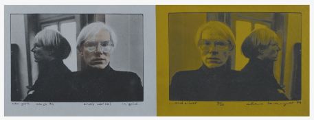Kayser, Alex:  Andy Warhol in gold and silver