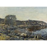 Jernberg, Olof August:  Rast an der Felsenküste