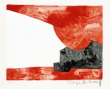 Poliakoff, Serge:  Composition rouge, blanche et noire